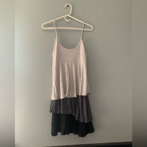 Ombré black and grey Jersey material dress